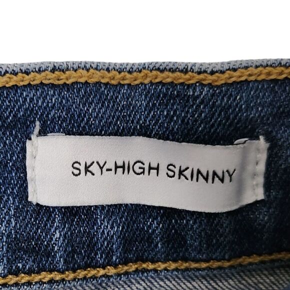 Talula x Agolde Jeans Womens 27 Blue Sky High Skinny Stretch Aritizia Pockets - Picture 5 of 11
